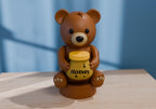 Personalized Teddy Bear Night Light – Custom Baby Room Decor Gift | 4"